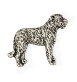 Wilczarz irlandzki pin posrebrzony Art-Dog